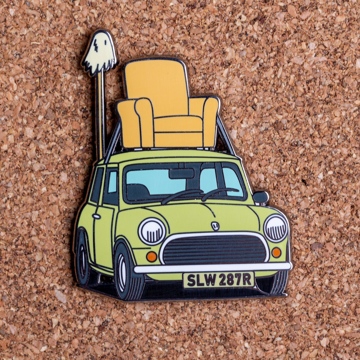 Mr Bean Car Pin