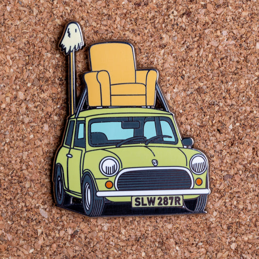 Mr Bean Car Pin