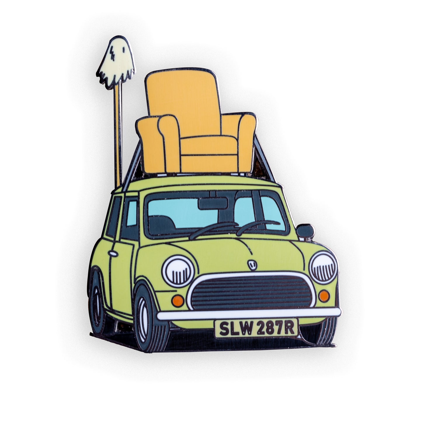 Mr Bean Car Magnet