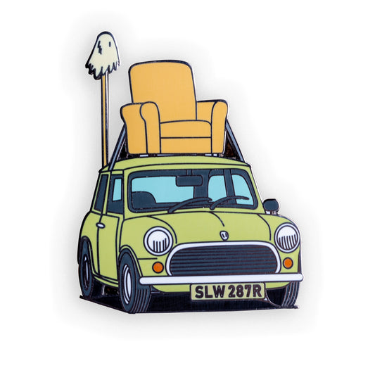 Mr Bean Car Magnet