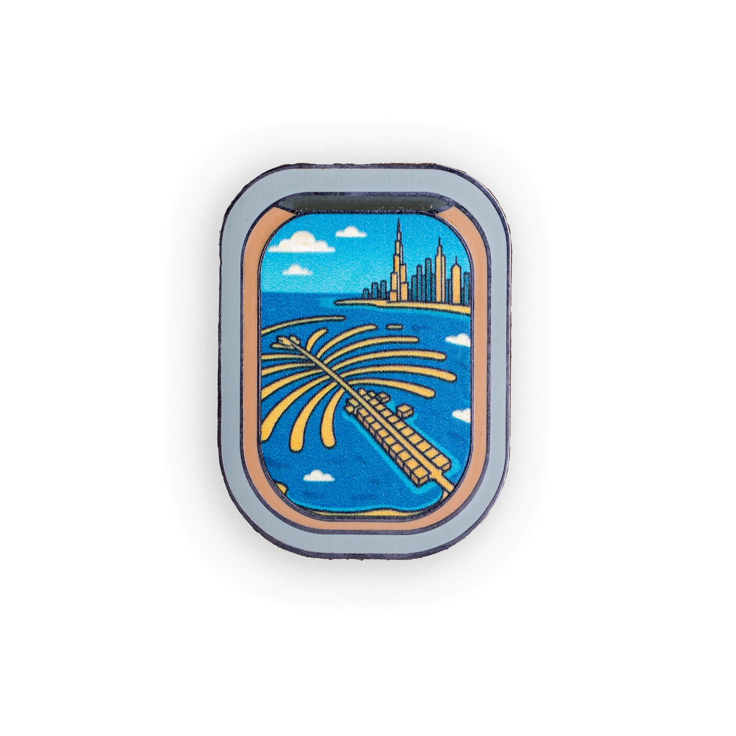 Dubai Frame - Metal Sticker