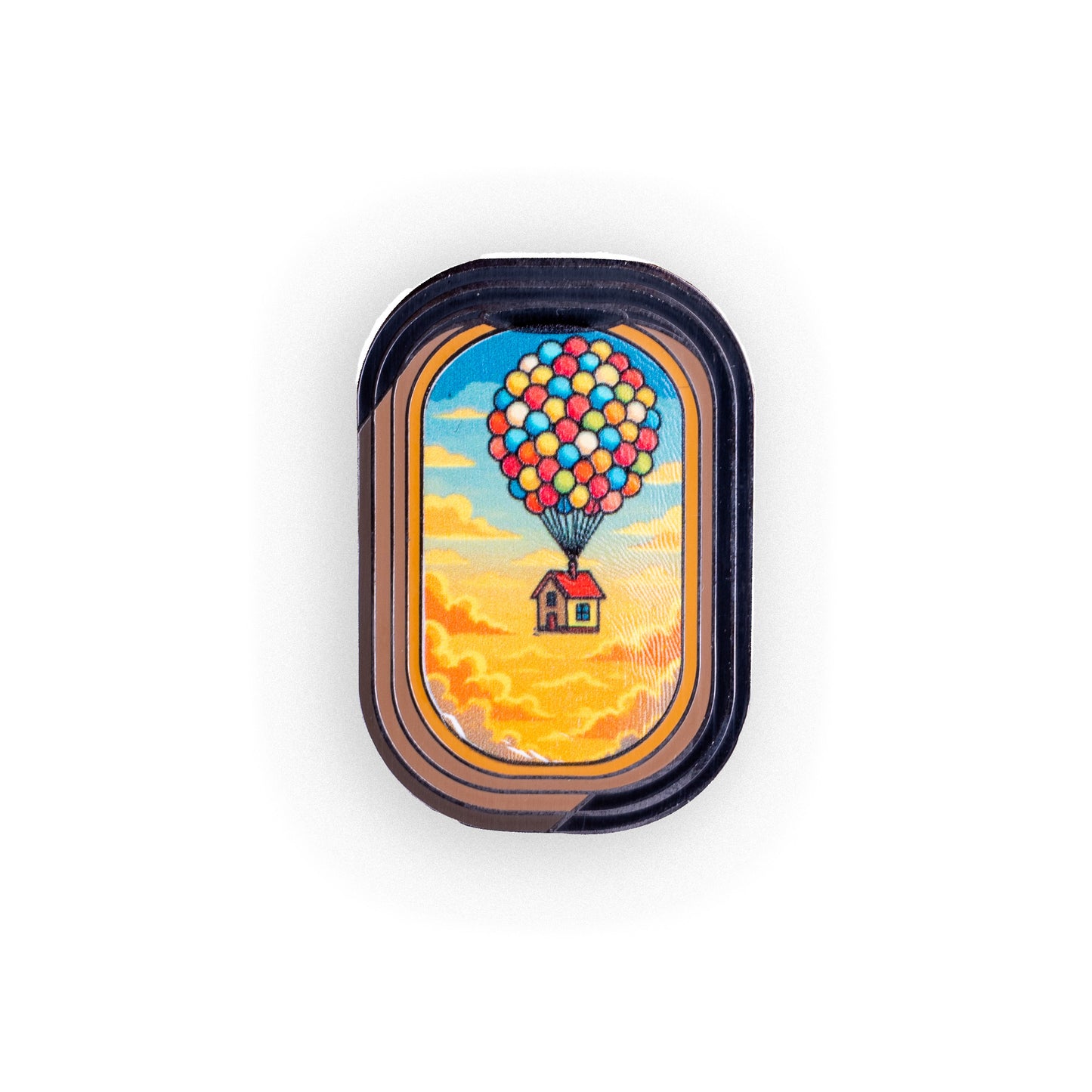 Up Frame - Metal Sticker